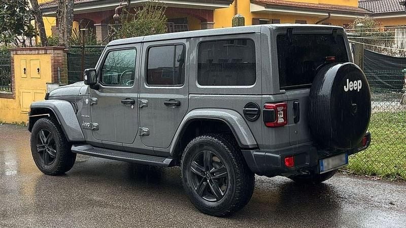 Grau Gebraucht 2020 Jeep Wrangler Sahara SUV | 31.500 € (Guter Preis) - Bild 1/4