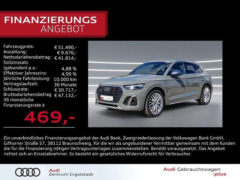 Quantumgrau Gebraucht 2021 Audi SQ5 Sport SUV | 51.490 € (Etwas zu teuer) - Bild 1/3
