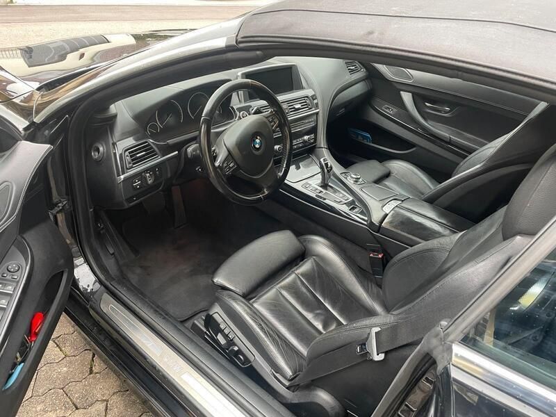 Schwarz Gebraucht 2012 BMW 640 Cabriolet Cabrio | 23.900 € (Fairer Preis) - Bild 1/4