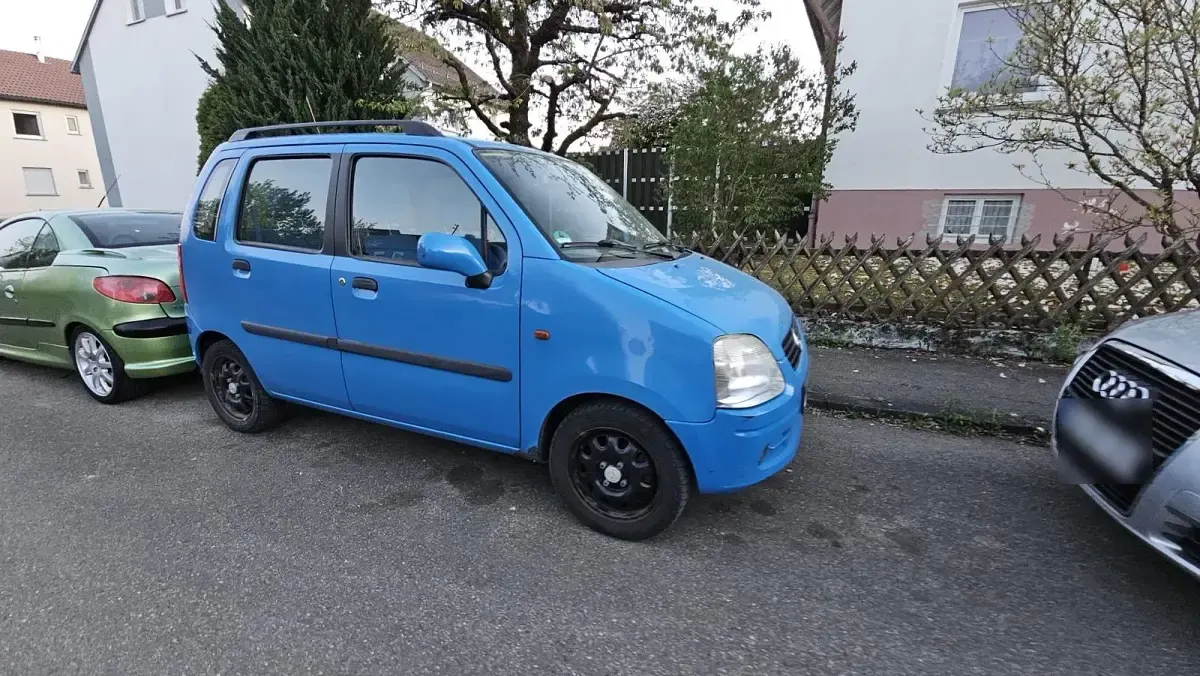 Occasion Opel Agila 75 ch (55 kW) 2002 Bleue Monospace