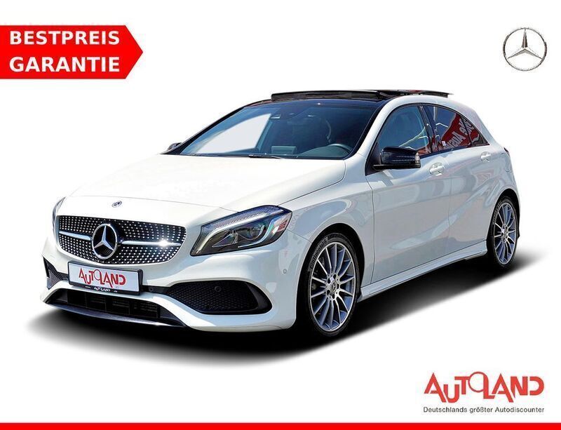Weiß Gebraucht 2018 Mercedes A250 AMG line Limousine | 23.950 € (Guter Preis) - Bild 1/4