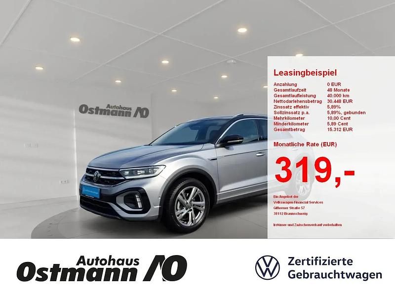 Silber Gebraucht 2025 VW T-Roc R-line SUV | 31.447 € (Guter Preis) - Bild 1/4