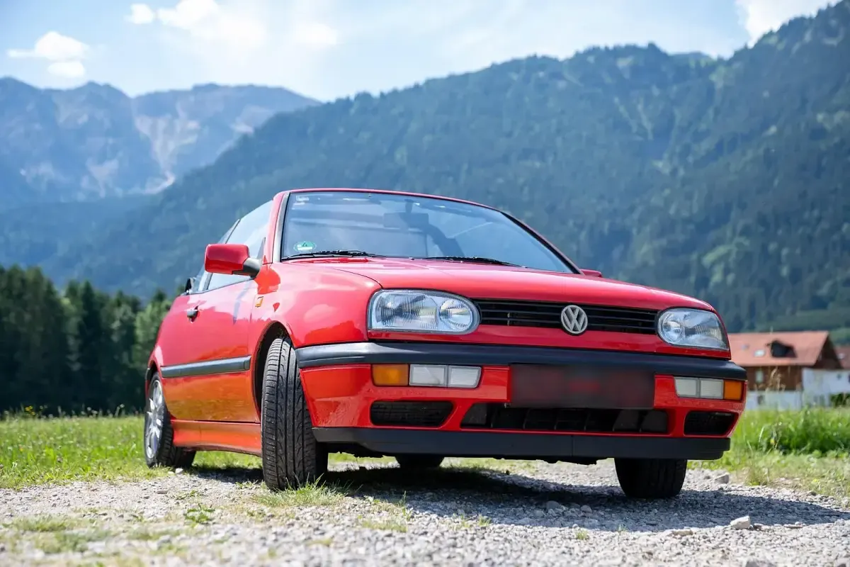 Gebraucht VW Golf Cabriolet 90 PS (66 kW) 1994 Rot Cabrio