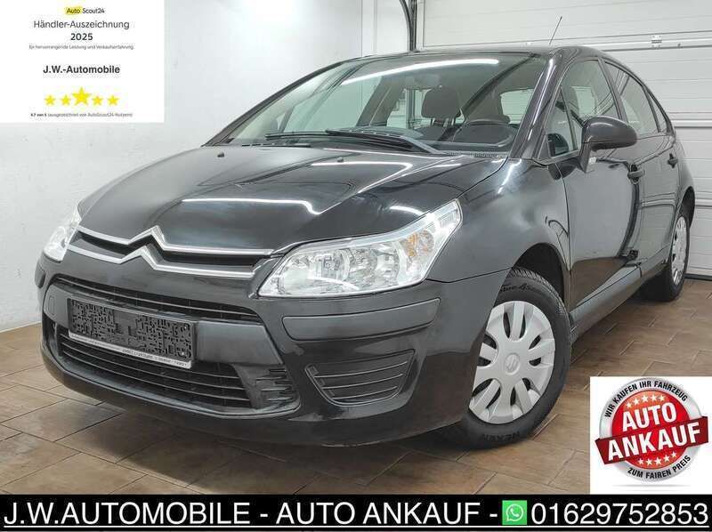 Schwarz perla nera Gebraucht 2009 Citroën C4 Kleinwagen | 850 € (Superpreis) - Bild 1/4