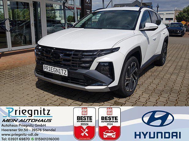 Weiß Gebraucht 2024 Hyundai Tucson Prime SUV | 36.890 € (Etwas zu teuer) - Bild 1/4