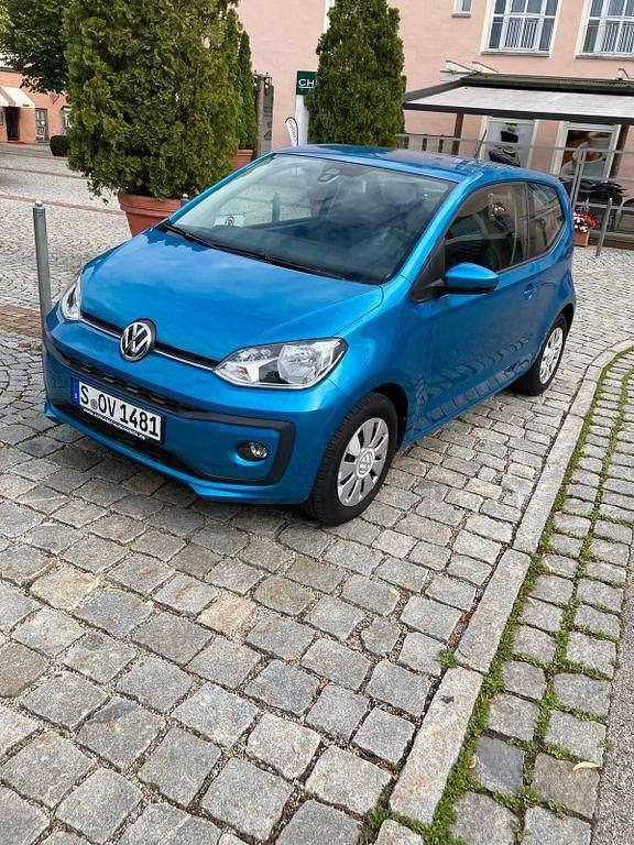 Blau Gebraucht 2019 VW up! move up! Kleinwagen | 8.550 € (Fairer Preis) - Bild 1/4
