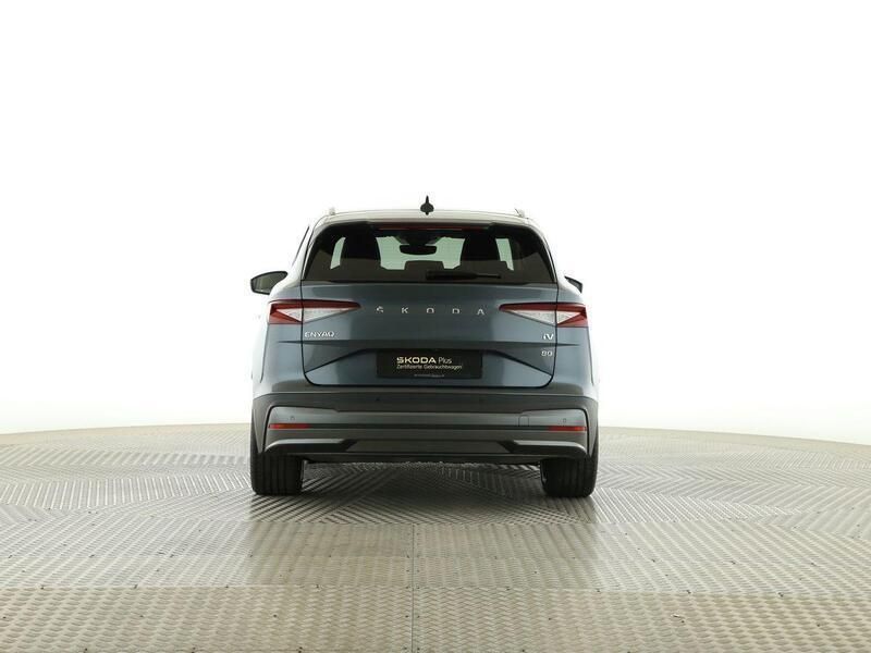 Quarzgrau Gebraucht 2021 Skoda Enyaq iV SUV | 33.680 € (Teuer) - Bild 1/4