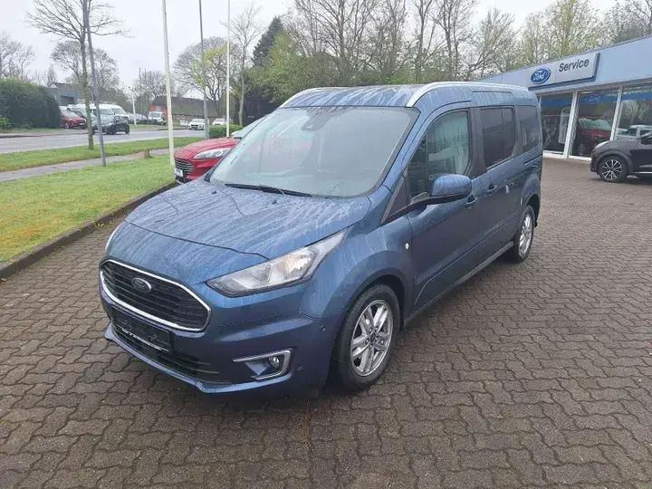 Chromablau metallic Gebraucht 2020 Ford Grand Tourneo Connect Titanium Van / Kleinbus | 21.750 € (Fairer Preis) - Bild 1/4