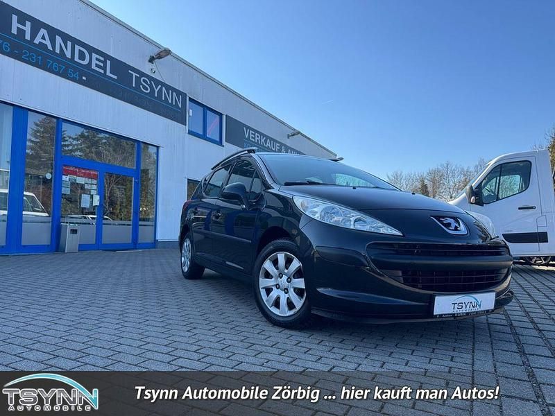 Gebraucht Peugeot 207 Tendance 73 PS (53 kW) 2008 Schwarz obsidien/metalliclack Kombi