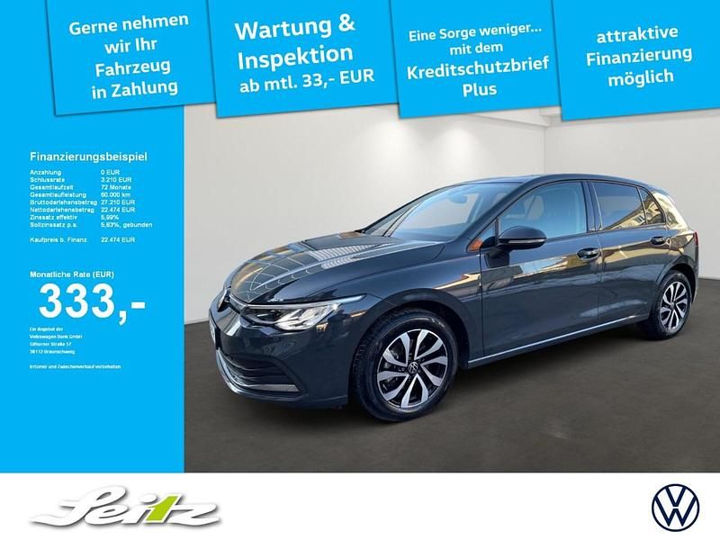 Gebraucht VW Golf VIII Active 131 PS (96 kW) 2022 Grau Limousine