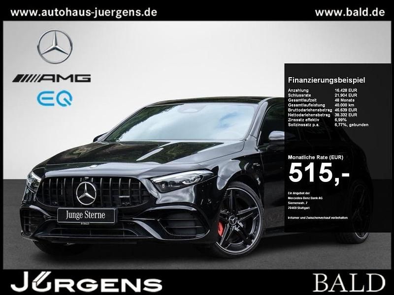 Metalliclack kosmosschwarz Gebraucht 2024 Mercedes A45 AMG AMG Limousine | 54.760 € (Guter Preis) - Bild 1/4