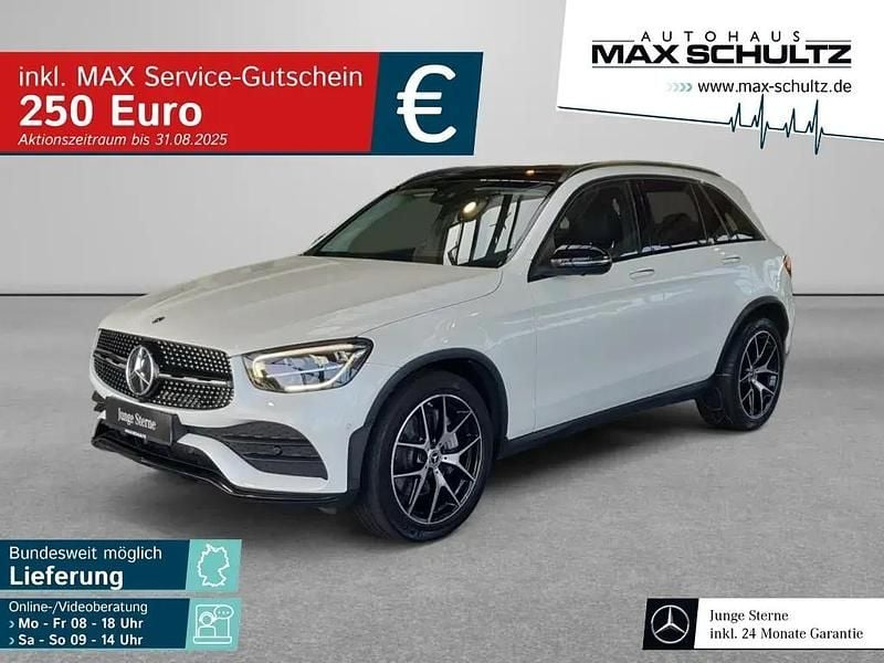 Weiss Gebraucht 2021 Mercedes GLC400d SUV | 48.980 € (Fairer Preis) - Bild 1/4