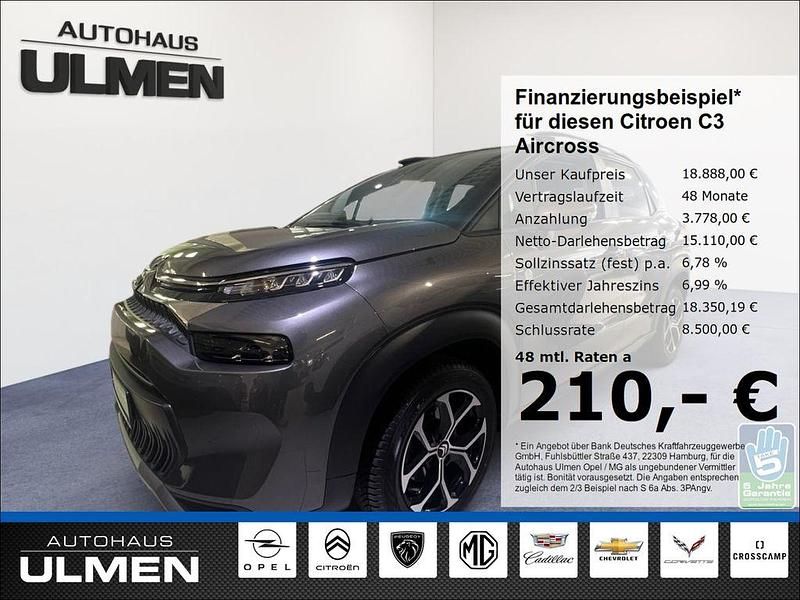 Grau Gebraucht 2023 Citroën C3 Aircross PureTech SUV | 18.888 € (Fairer Preis) - Bild 1/4