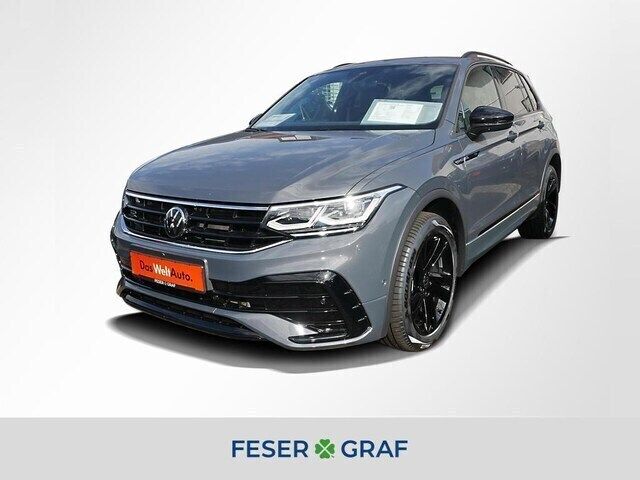 Delfingrau metallic Gebraucht 2022 VW Tiguan R-line SUV | 43.940 € (Teuer) - Bild 1/4