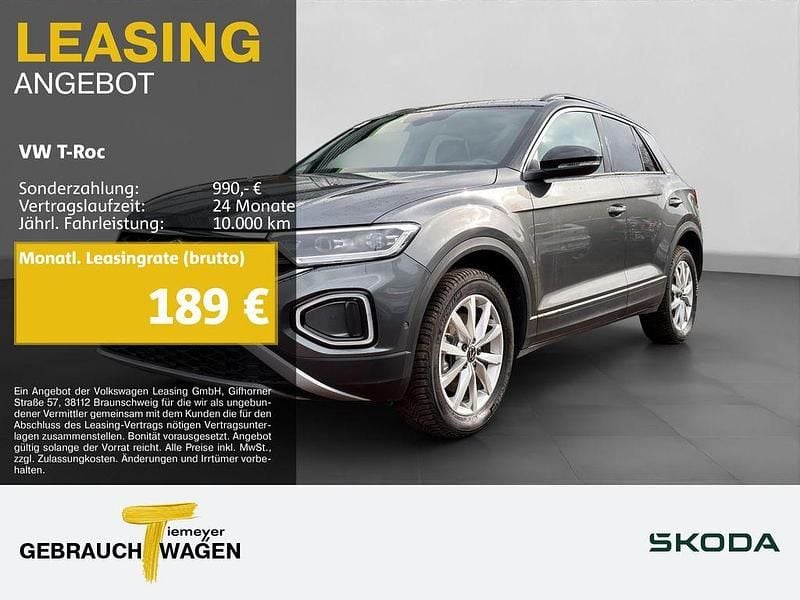 Gebraucht VW T-Roc Goal 150 PS (110 kW) 2025 Indiumgrau metallic SUV