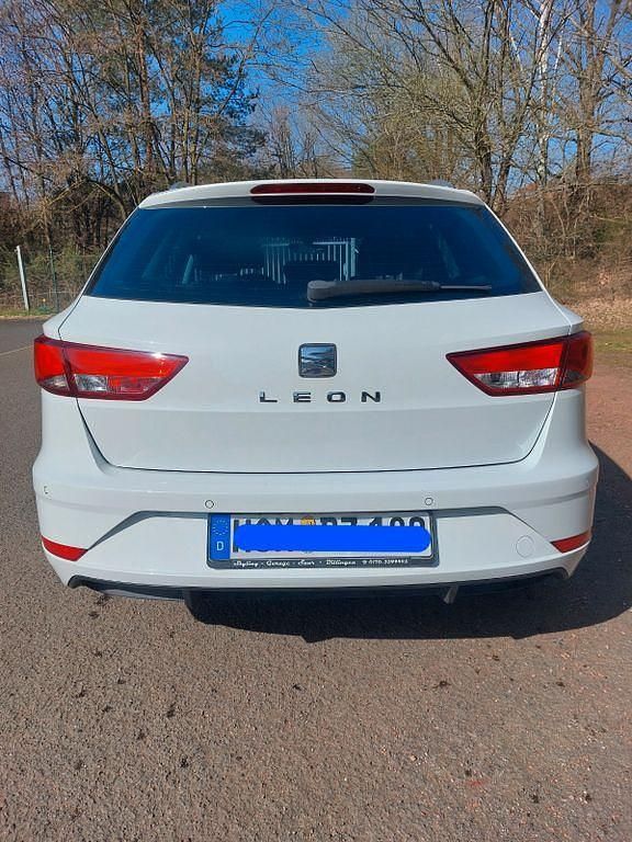 Usata Seat Leon ST Reference 110 CV (80 kW) 2018 Bianco Station wagon