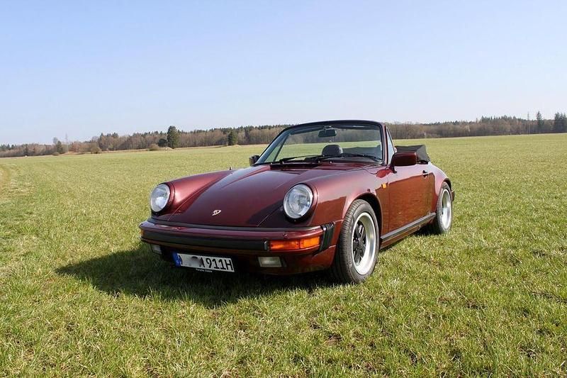 Rot Gebraucht 1984 Porsche 911 Carrera Cabriolet Cabrio | 75.000 € - Bild 1/4