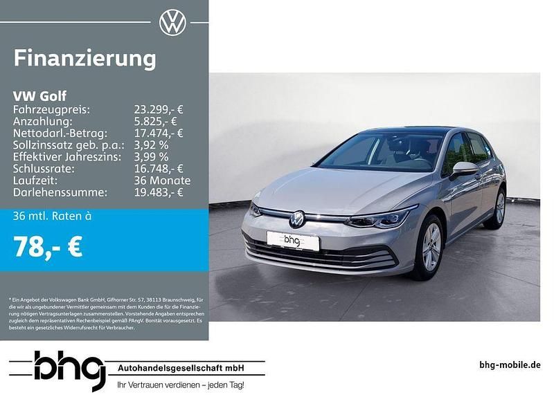 Grau Gebraucht 2024 VW Golf VIII Life Limousine | 23.299 € (Fairer Preis) - Bild 1/4
