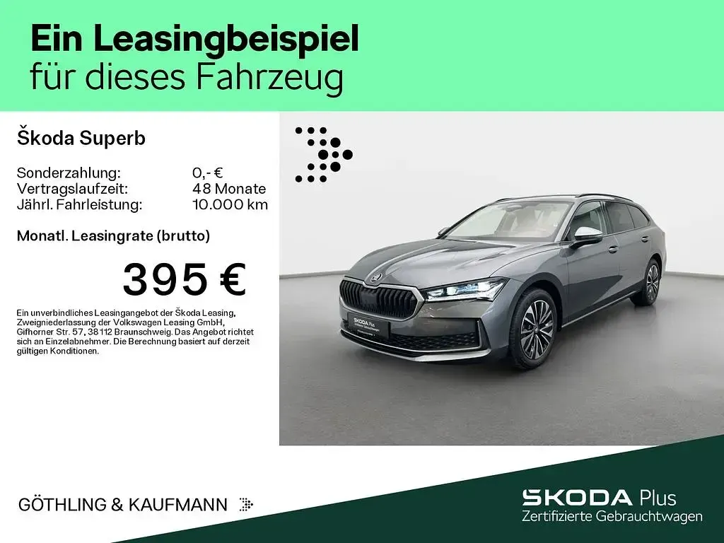 Gebraucht Skoda Superb Selection 204 PS (150 kW) 2025 Graphitegrau metallic Kombi