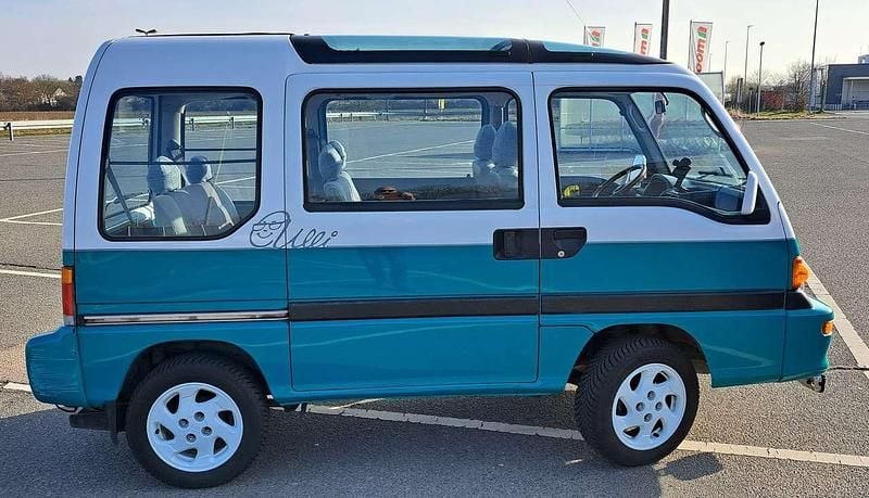 Gebraucht Subaru Libero 54 PS (39 kW) 1994 Grün+weiß Van / Kleinbus