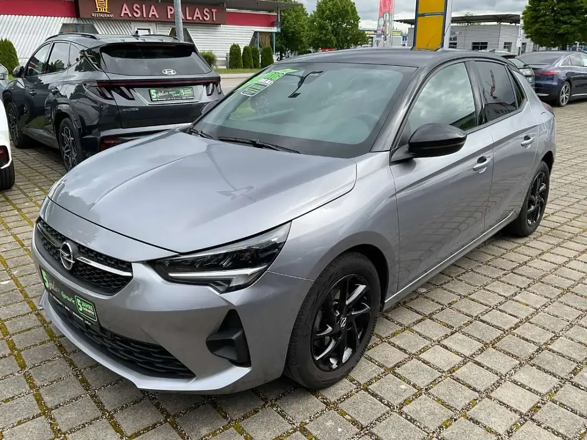 Gebraucht Opel Corsa GS Line 101 PS (74 kW) 2022 Kontrast grau quarz silber Kleinwagen