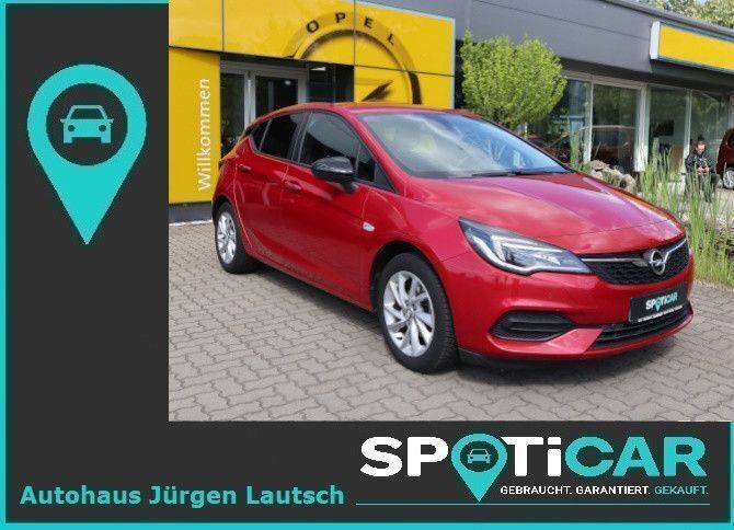 Red metallic Gebraucht 2021 Opel Astra Edition Limousine | 12.400 € (Guter Preis) - Bild 1/4