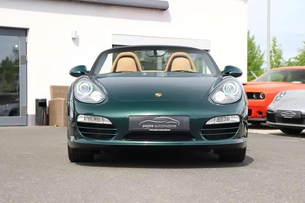Gebraucht Porsche Boxster 256 PS (188 kW) 2010 Grün Cabrio