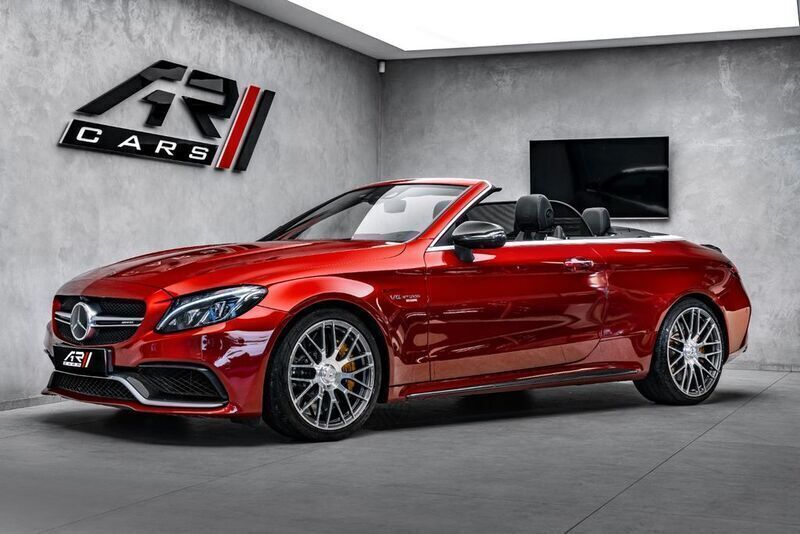 Rot Gebraucht 2017 Mercedes C63S AMG AMG Cabrio | 69.990 € - Bild 1/4