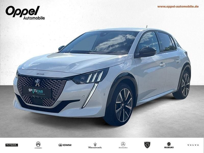 Weiß Gebraucht 2022 Peugeot e-208 GT Kleinwagen | 14.880 € (Superpreis) - Bild 1/3