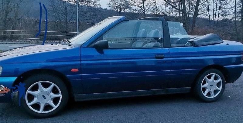 Blau Gebraucht 1997 Ford Escort Cabriolet Cabrio | 2.750 € - Bild 1/4