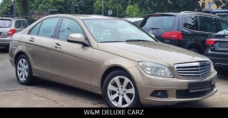 Beige Gebraucht 2008 Mercedes C180 Limousine | 6.490 € (Fairer Preis) - Bild 1/4