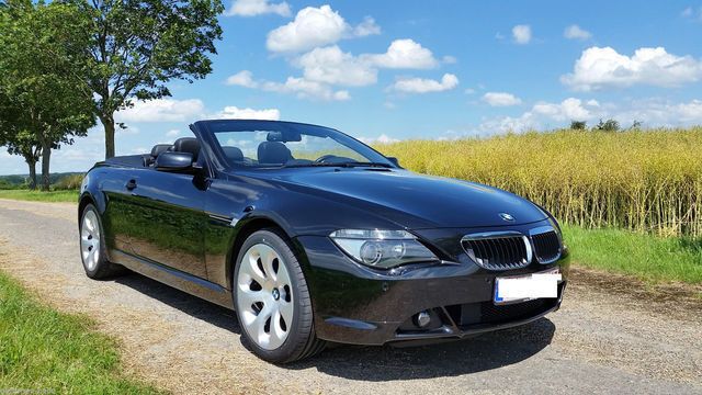Gebraucht BMW 630 Cabriolet 258 PS (189 kW) 2007 Schwarz metallic Cabrio