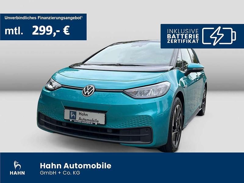 Makenatürkis metallic Gebraucht 2021 VW ID.3 Pure Kleinwagen | 19.730 € (Fairer Preis) - Bild 1/3