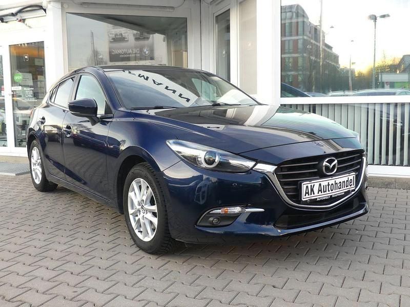 Gebraucht Mazda 3 Exclusive-Line 120 PS (88 kW) 2018 Blau Limousine