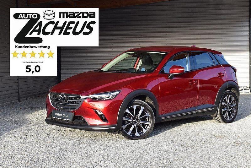 Magmarot (metallic) Gebraucht 2019 Mazda CX-3 Sports-Line SUV | 20.400 € (Fairer Preis) - Bild 1/4