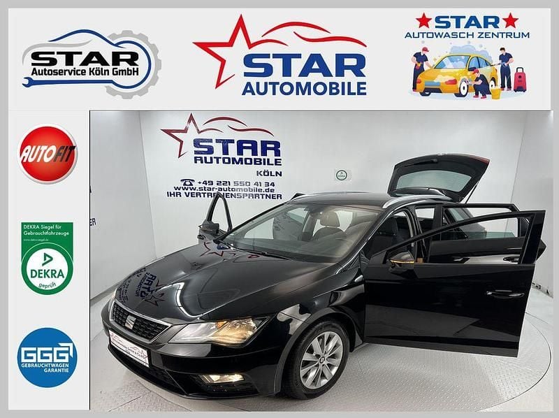 Mitternachtsschwarz Gebraucht 2018 Seat Leon ST Style Kombi | 11.990 € (Fairer Preis) - Bild 1/4