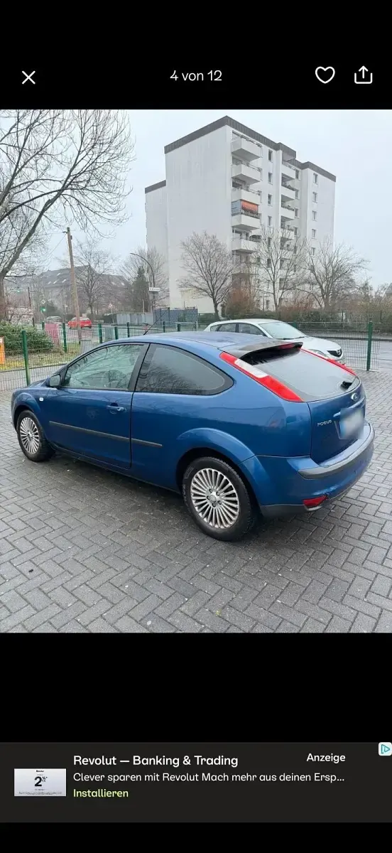 Gebraucht Ford Focus Trend 80 PS (58 kW) 2006 Blau Kleinwagen