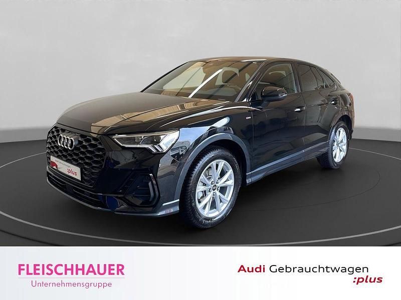 Mythosschwarz metallic Gebraucht 2025 Audi Q3 Sportback S-Line SUV | 45.990 € (Teuer) - Bild 1/4