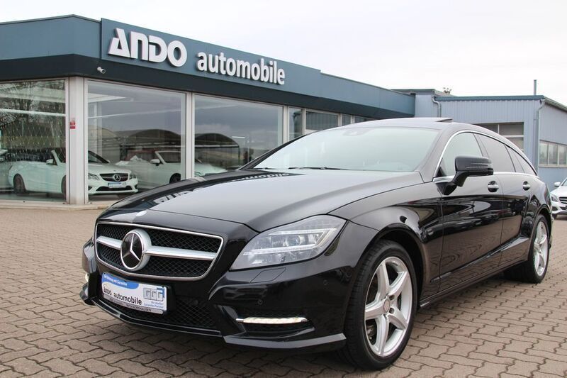 Schwarz Gebraucht 2013 Mercedes CLS350 Shooting Brake AMG line Kombi | 15.490 € (Superpreis) - Bild 1/4