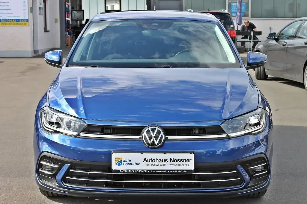 Gebraucht VW Polo Style 100 PS (73 kW) 2022 Blau Kleinwagen