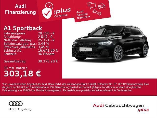 Gebraucht Audi A1 Sportback Advanced Plus 116 PS (85 kW) 2025 Mythosschwarz metallic Kleinwagen