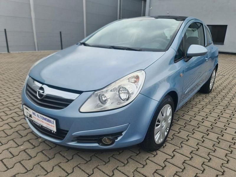 Blau Gebraucht 2007 Opel Corsa Edition Limousine | 2.999 € (Guter Preis) - Bild 1/4