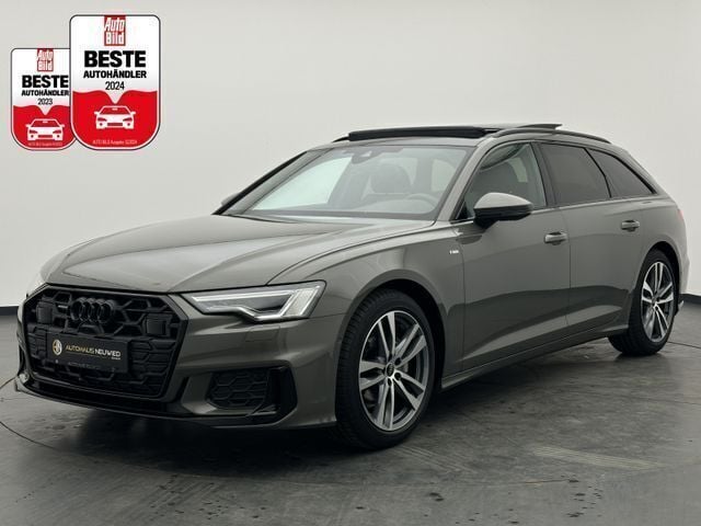 Mythosschwarz metallic Neu 2025 Audi A6 S-Line Kombi | 59.990 € (Superpreis) - Bild 1/4
