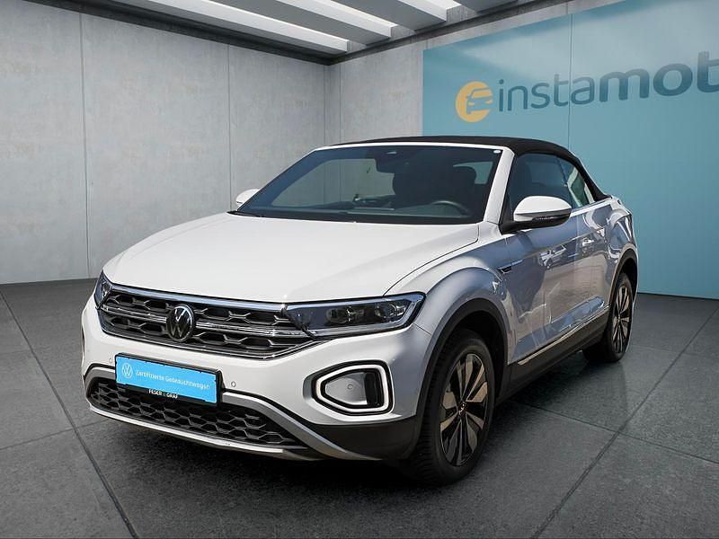 Weiß Gebraucht 2024 VW T-Roc Cabriolet Cabrio | 30.599 € (Superpreis) - Bild 1/4