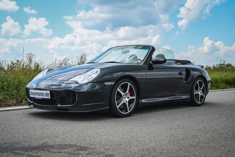 Grau Gebraucht 2004 Porsche 996 Turbo Cabrio | 79.900 € - Bild 1/4