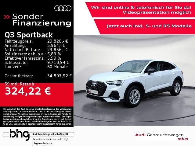 Weiss Gebraucht 2023 Audi Q3 Sportback SUV | 29.450 € (Guter Preis) - Bild 1/4