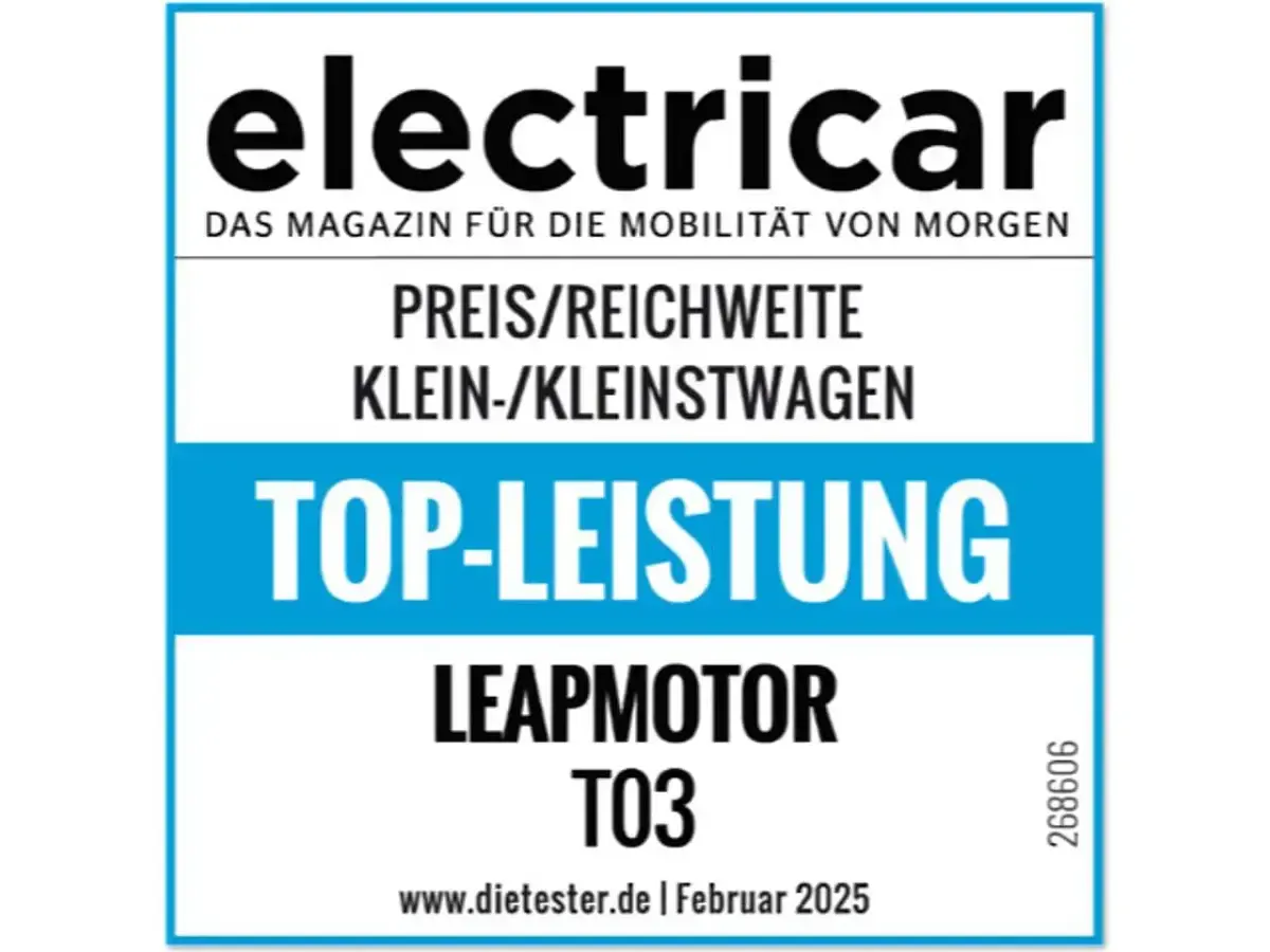 Neu Leapmotor T03 69 kW (95 PS) 2026 Light white Kleinwagen