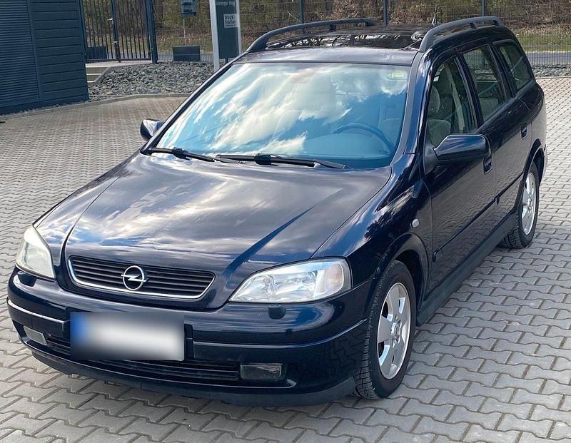 Gebraucht Opel Astra Elegance 125 PS (91 kW) 2003 Blau Kombi