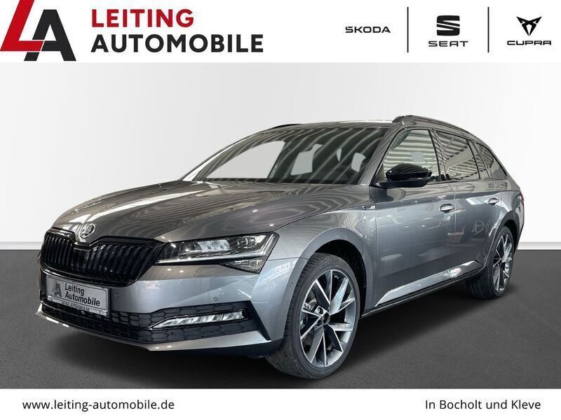 Grau Gebraucht 2024 Skoda Superb SportLine Kombi | 44.445 € - Bild 1/4