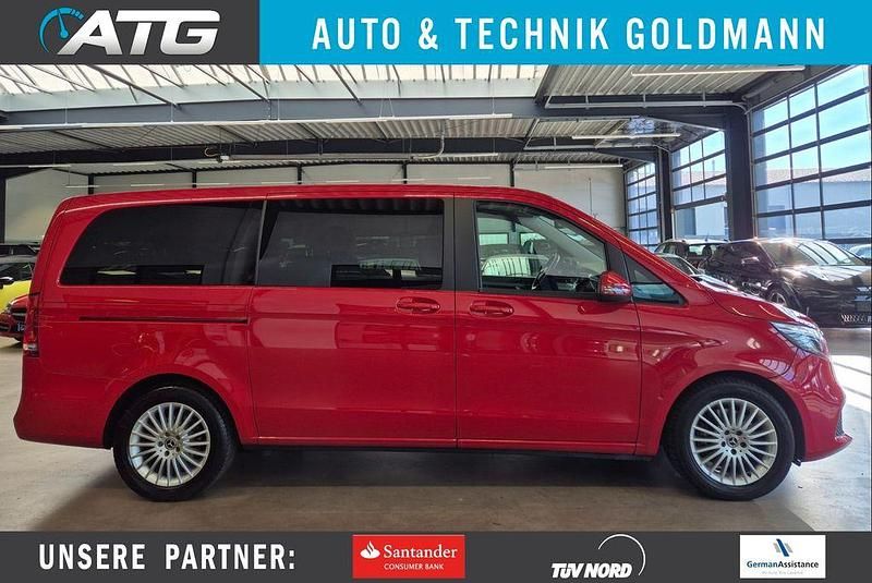 Jupiterrot uni Gebraucht 2021 Mercedes V220 Edition Van / Kleinbus | 41.950 € (Guter Preis) - Bild 1/4